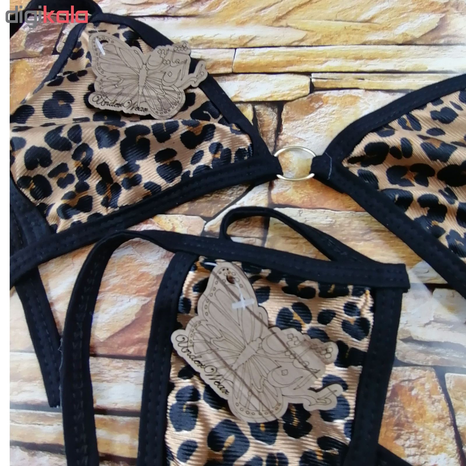 ست شورت و سوتین زنانه شقایق طهران مدل PL41 -  - 8