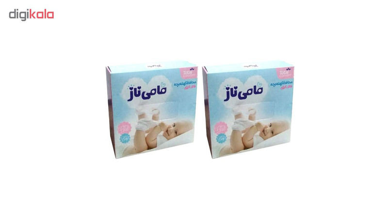 محافظ کهنه مامی ناز مدل Protect بسته 40 عددی مجموعه 2 عددی