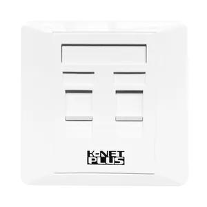 فیس پلیت دو پورت کی نت پلاس مدل KP-N1139