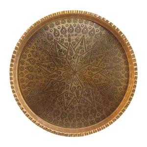 سینی مسی مدل آبنوس کد 6