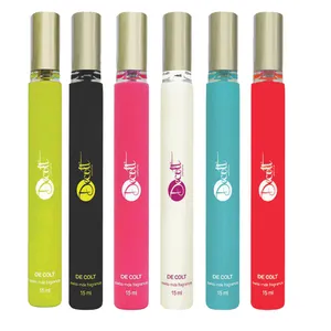 عطر جیبی زنانه دکلت مدل ES03 حجم 15 میلی لیتر مجموعه 56 عددی