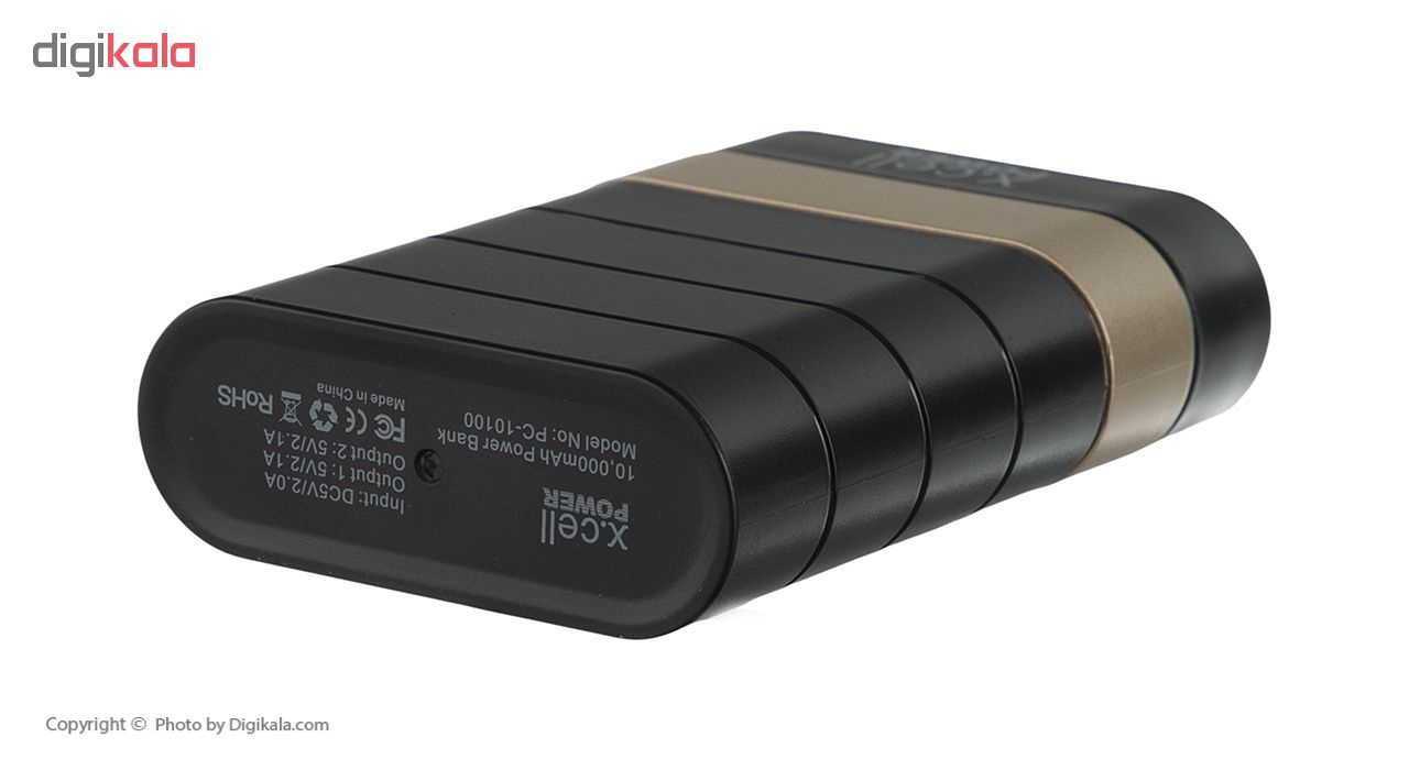 شارژر همراه ایکس.سل مدل PC-10100  ظرفیت 10000 میلی‎آمپر