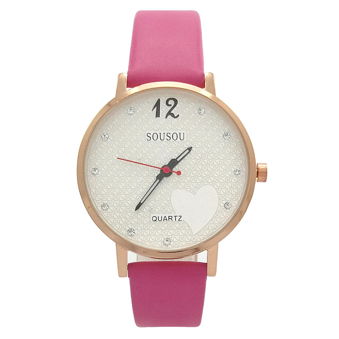 ساعت مچی عقربه ای زنانه سوسو مدل HEART 2558