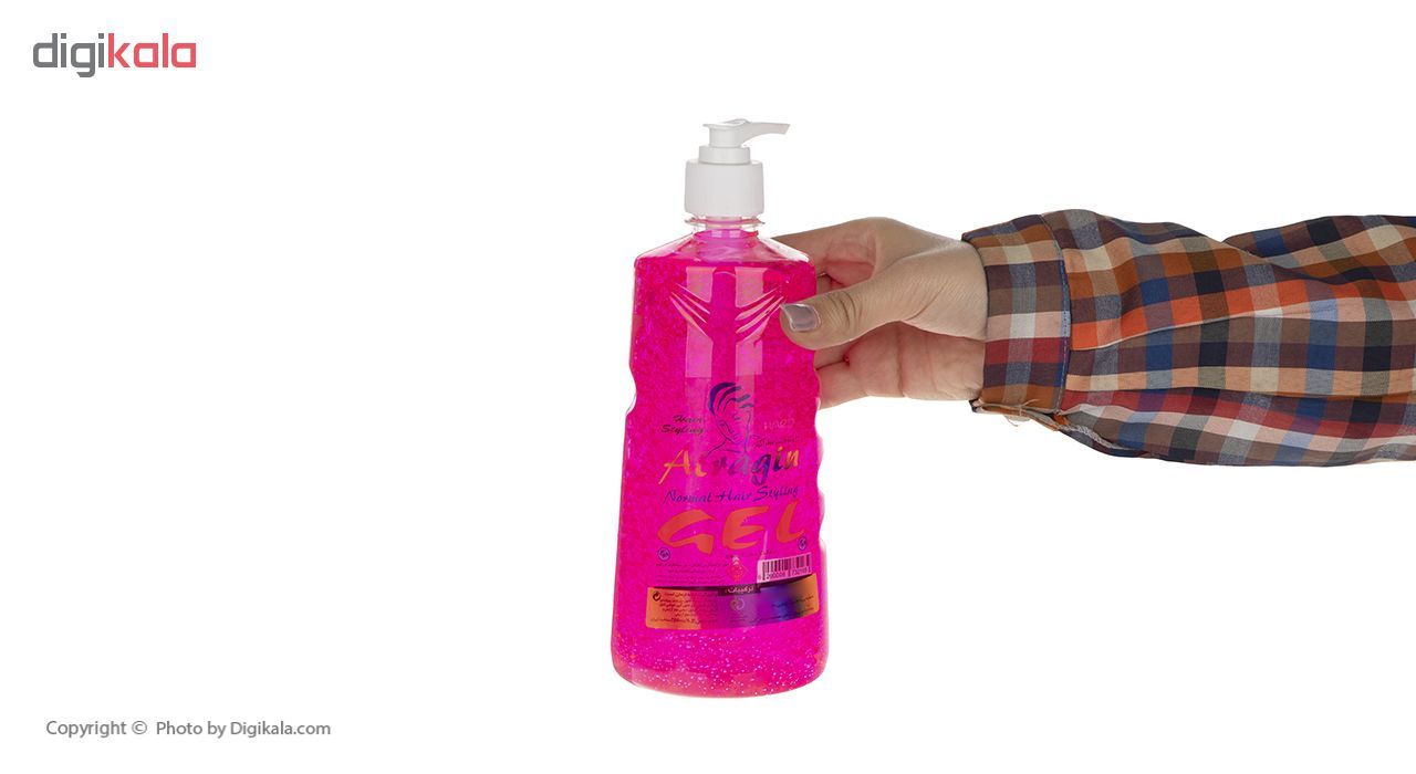 ژل حالت دهنده مو عطرآگین مدل Pink حجم 750 میلی لیتر -  - 5
