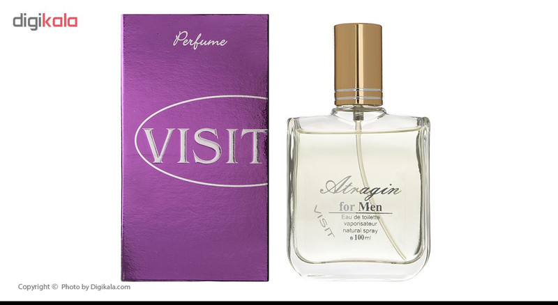 ادو تویلت مردانه عطرآگین مدل Visit حجم 100 میلی لیتر ادو تویلت مردانه عطرآگین مدل Visit حجم 100 میلی لیتر