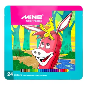 مداد رنگی 24 رنگ ماین کد3-324