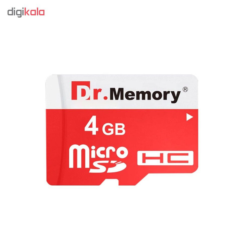 کارت حافظه microSDHC دکتر مموری مدل DR6022BVB کلاس 10 استاندارد UHS-I U1 سرعت 80MBps ظرفیت 4 گیگابایت به همراه آداپتور  SD