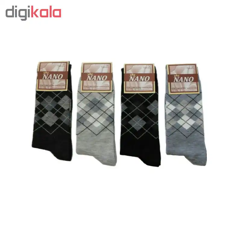 جوراب مردانه کد 2020 بسته 4 عددی