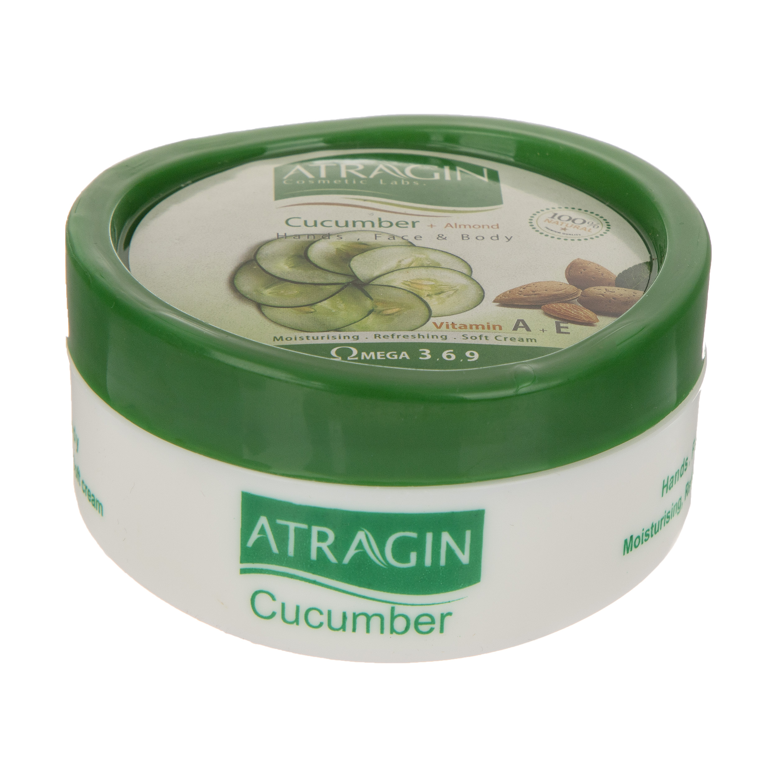 کرم مرطوب کننده و تغذیه کننده عطرآگین مدل Cucumber حجم 180 میلی لیتر