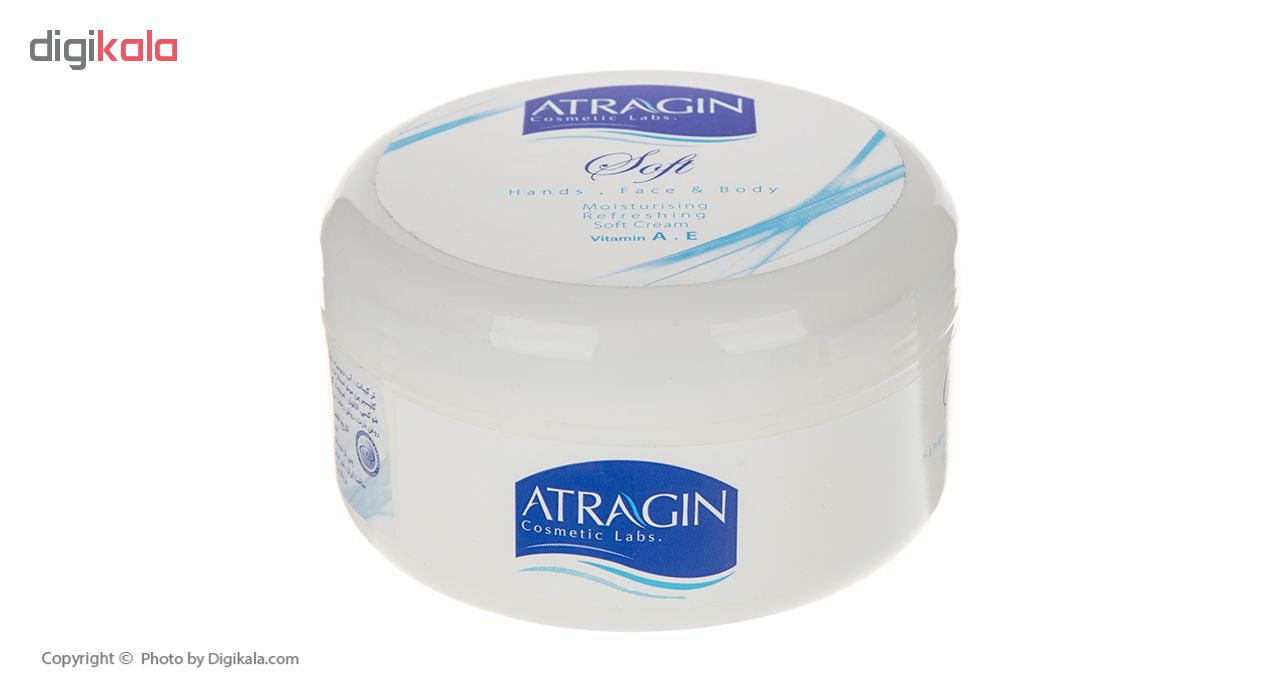 کرم مرطوب کننده و تغذیه کننده عطرآگین مدل Soft حجم 200 میلی لیتر
