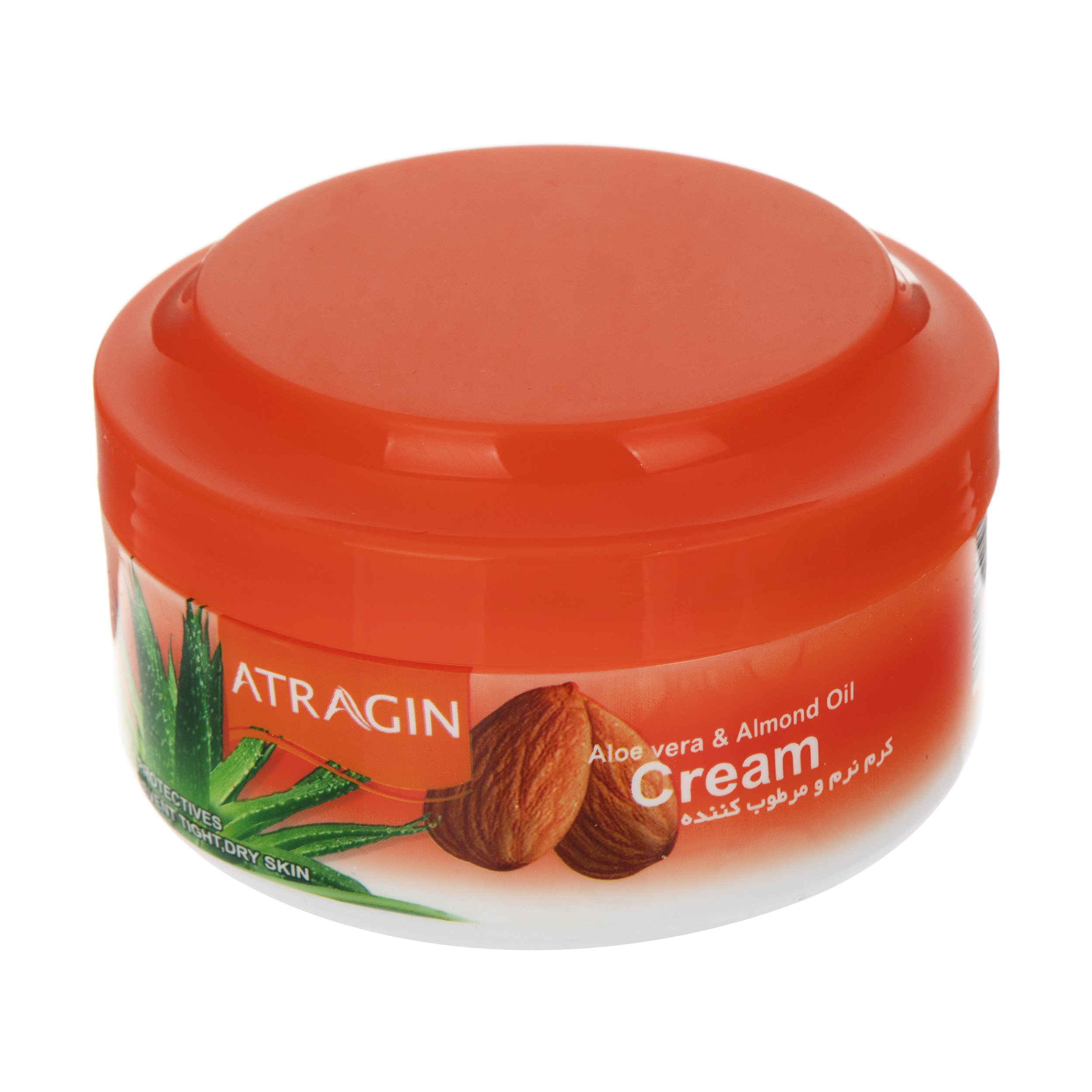 کرم مرطوب کننده و نرم کننده عطرآگین مدل Aloe vera and Almond Oil حجم 200 میلی لیتر
