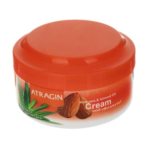 کرم مرطوب کننده و نرم کننده عطرآگین مدل Aloe vera and Almond Oil حجم 200 میلی لیتر