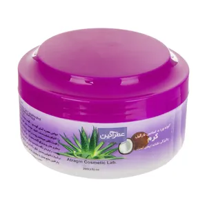 کرم مرطوب کننده و نرم کننده عطرآگین مدل Aloe vera and Coconut حجم 200 میلی لیتر