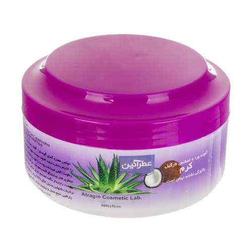 کرم مرطوب کننده و نرم کننده عطرآگین مدل Aloe vera and Coconut حجم 200 میلی لیتر
