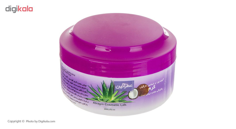 کرم مرطوب کننده و نرم کننده عطرآگین مدل Aloe vera and Coconut حجم 200 میلی لیتر