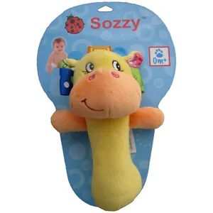 جغجغه کودک سوزی طرح گاو 