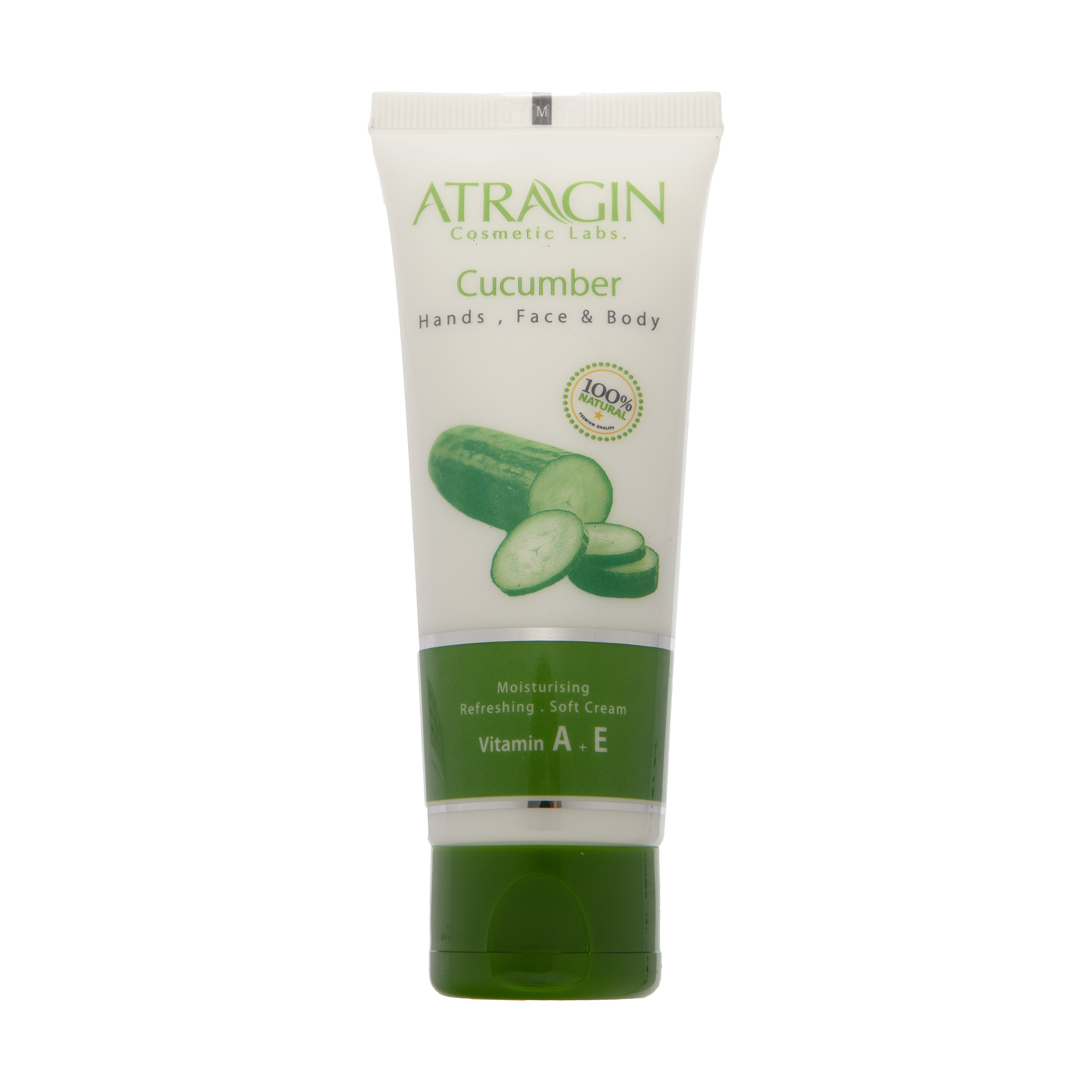 کرم مرطوب کننده عطراگین مدل Cucumber حجم 75 میلی لیتر