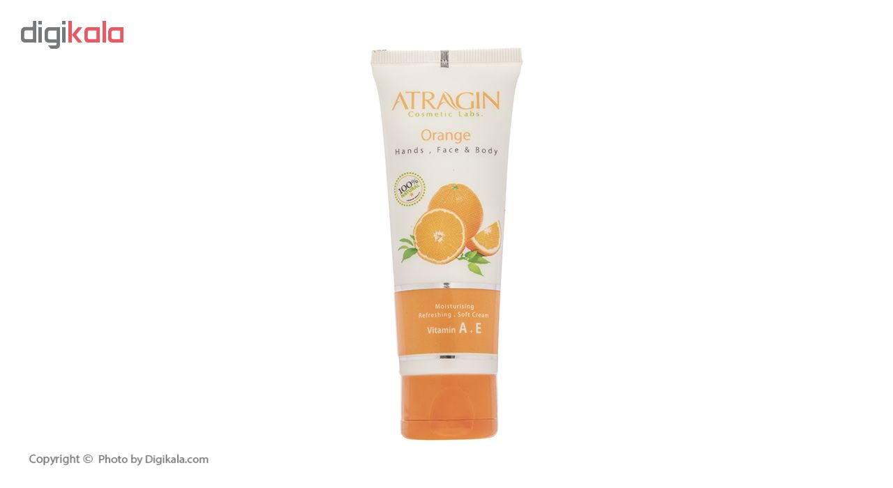 کرم مرطوب کننده عطراگین مدل Orange حجم 75 میلی لیتر