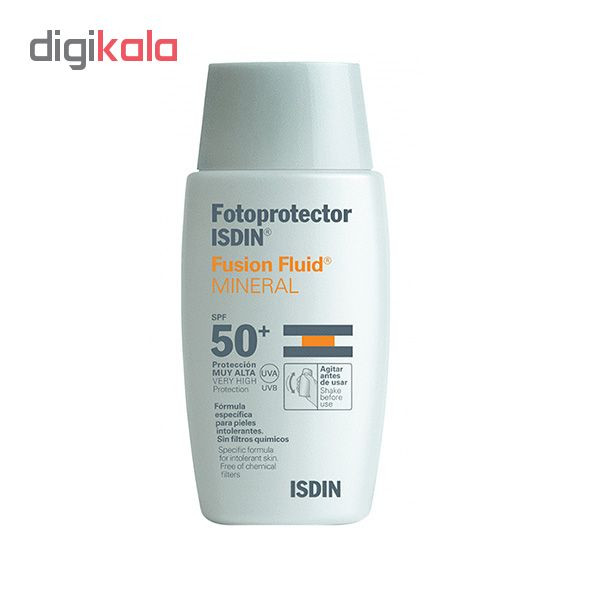 ضد آفتاب ایزدین مدل Fusion fluid mineral حجم 50 میلی لیتر