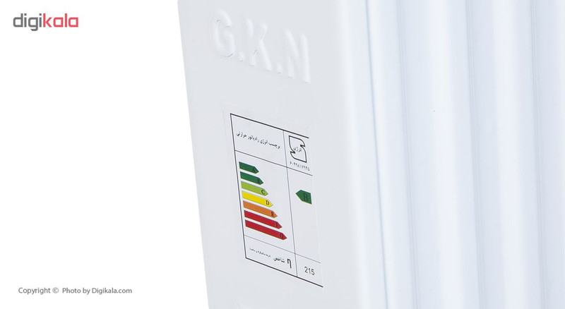 رادیاتور پنلی جی کی ان مدل GKN100 به همراه شیر و اتصالات