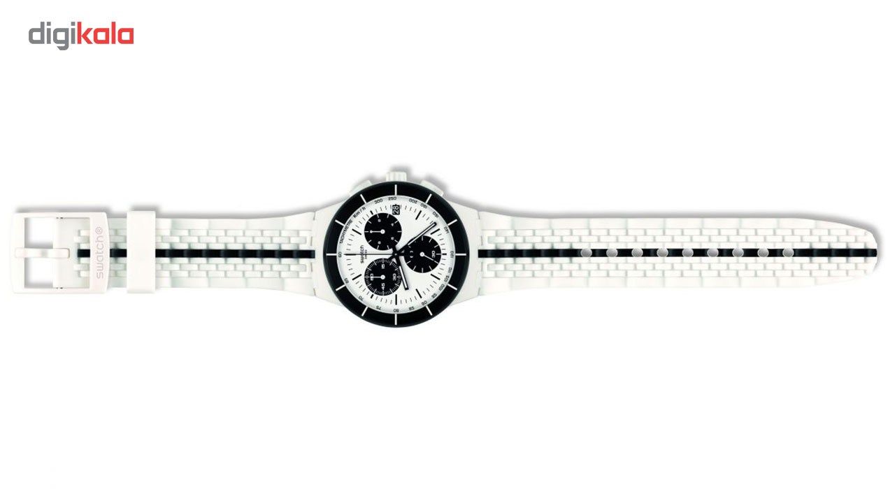 ساعت مچی عقربه ای مردانه سواچ مدل SUSW407 -  - 4