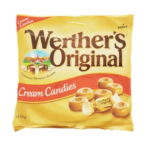 تافی شکلاتی وردرز اورجینال مدل Creamy Candies وزن 150 گرم