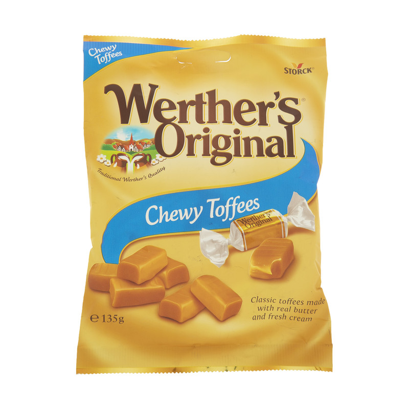 تافی کلاسیک وردرز اورجینال مدل Chewy Toffees وزن 135 گرم
