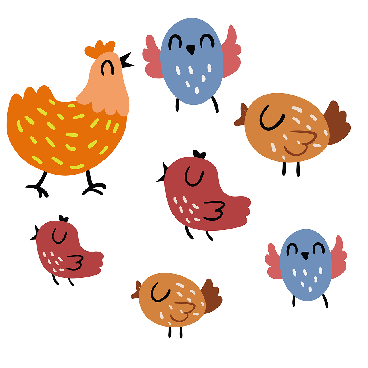 استیکر کلید پریز صالسو آرت طرح chicken mjr