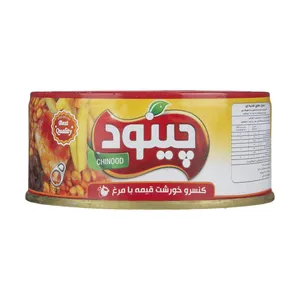 کنسرو خورشت قیمه با مرغ چینود وزن 150 گرم