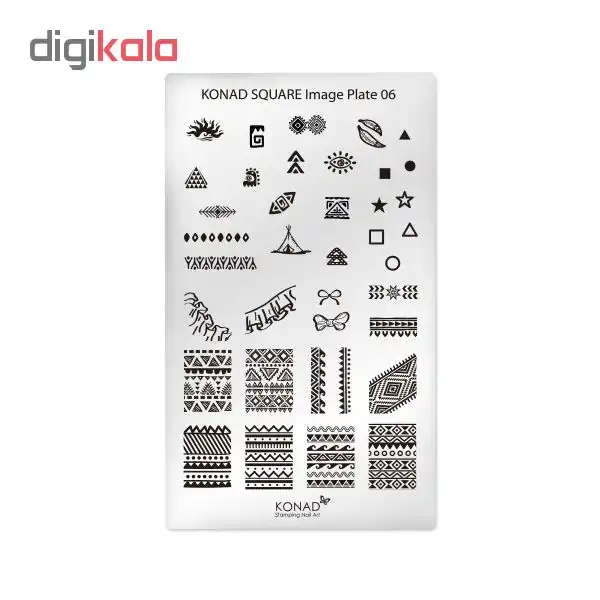 شابلون طراحی ناخن کناد کد 06