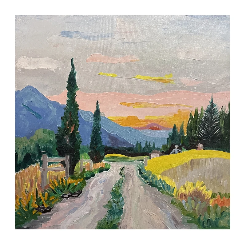 تابلو نقاشی رنگ روغن به سبک امپرسیونیسم کد G0259
