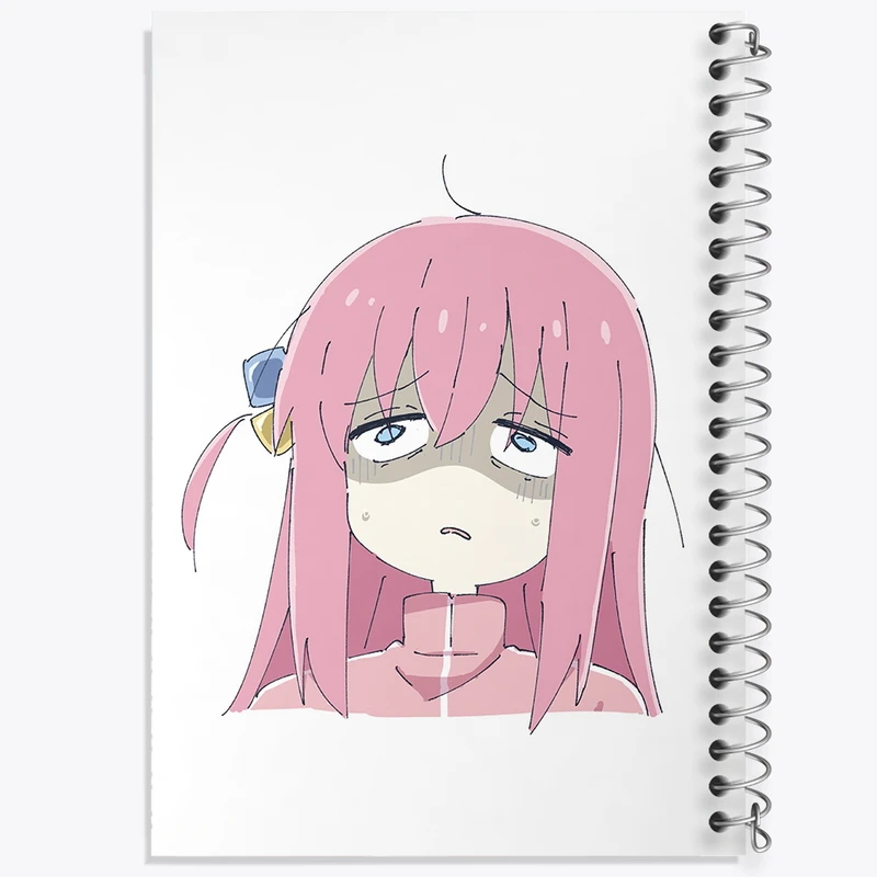 دفتر شطرنجی 50 برگ خندالو مدل انیمه بوچی راک کد 31232