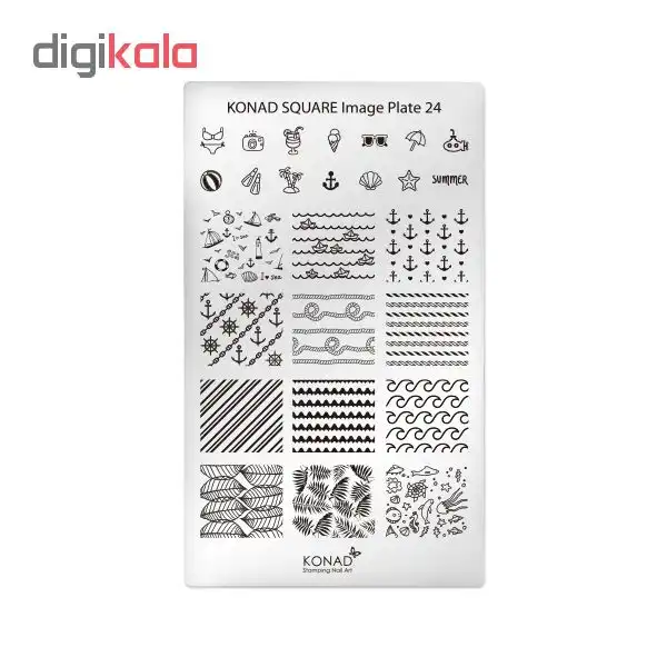 شابلون طراحی ناخن کناد کد 24