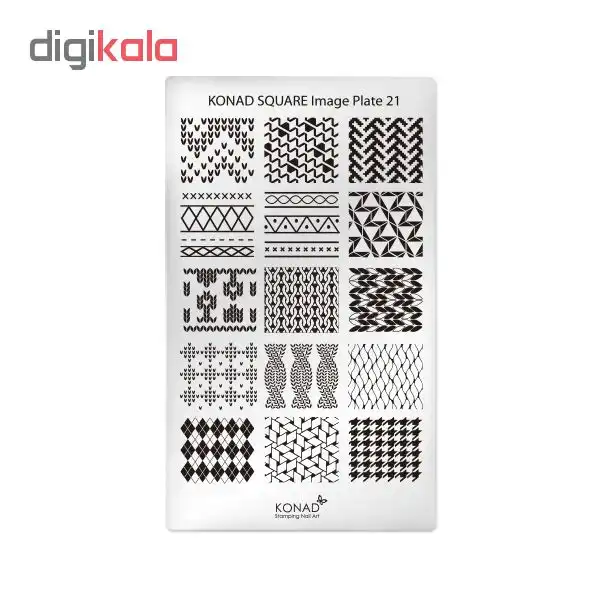 شابلون طراحی ناخن کناد کد 21