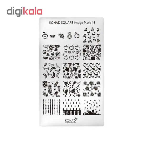 شابلون طراحی ناخن کناد کد 18