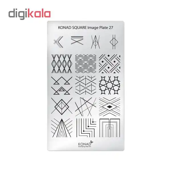 شابلون طراحی ناخن کناد کد 27