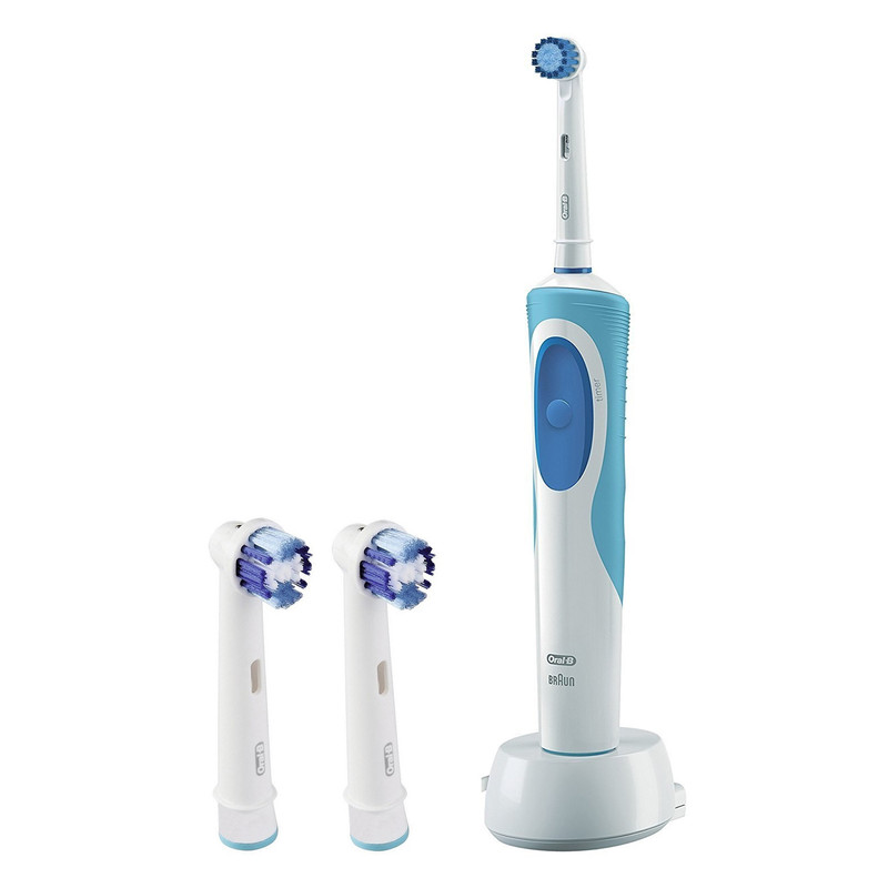 مسواک برقی اورال-بی مدل Vitality Sensitive Clean به همراه سری یدک مدل Precision Clean بسته 2 عددی