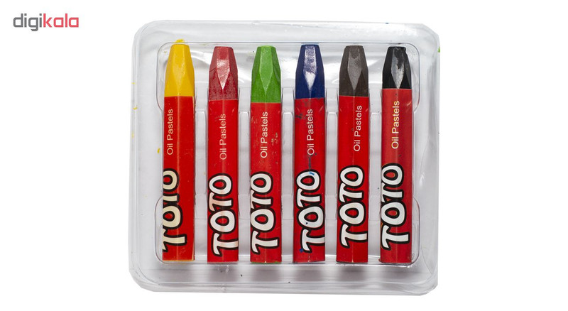 پاستل روغنی 6 رنگ توتو کد 2136