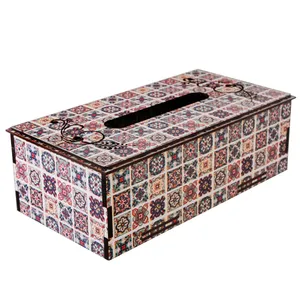 جعبه دستمال کاغذی طرح سنتی کد 146053