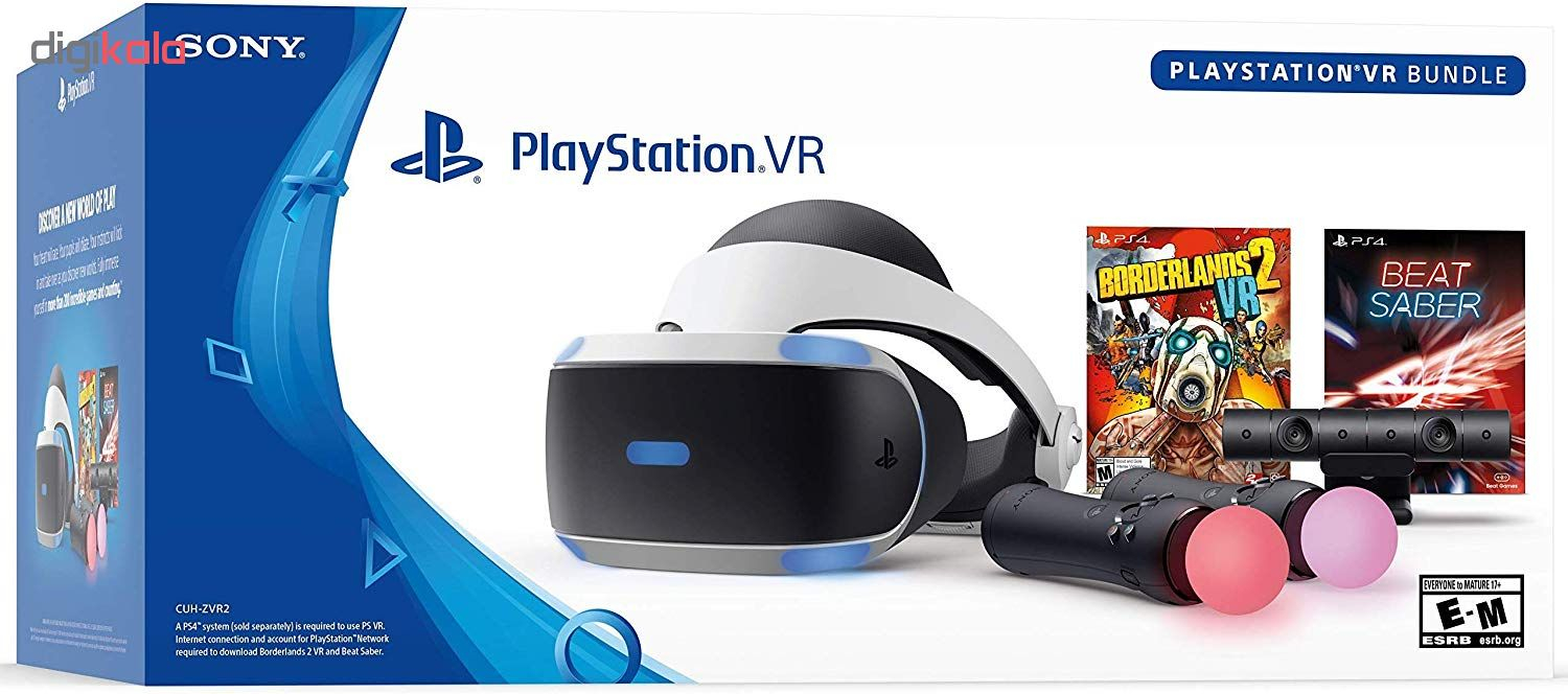 عینک واقعیت مجازی سونی مدلPlayStation VR CUH-ZVR2 Bundle