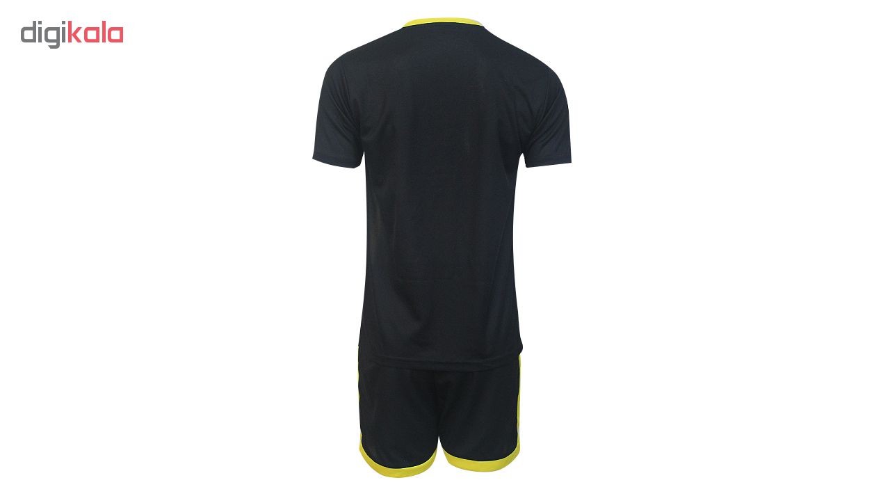 ست تی شرت و شلوارک ورزشی مردانه مدل AD5002bl