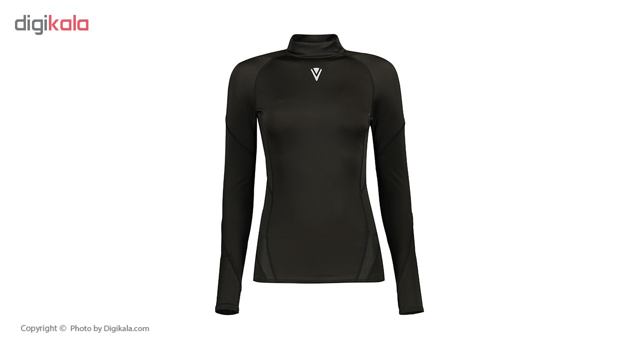 تی شرت ورزشی زنانه وی‌ اسکین مدل VSN-1230LT-SBK