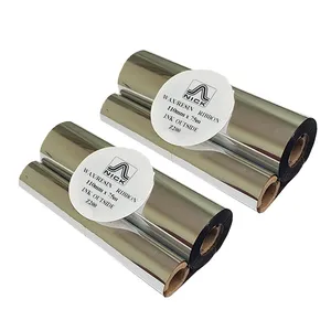 ریبون پرینتر لیبل زن نیک مدل WAX/RESIN 110mm x 75m بسته 2 عددی