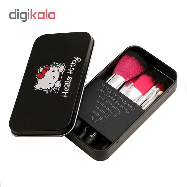 ست برس آرایشی هلو کیتی مدل 05 بسته 7 عددی