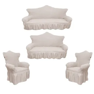 کاور مبل 7 نفره التین کوماش مدل ES BEYAZ