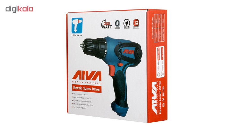 دریل پیچ گوشتی برقی آروا کد 5351