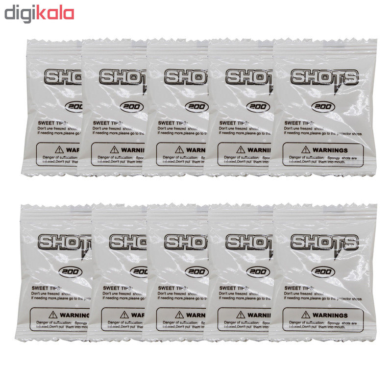 تیر ژله ای مدل K1-Shots-1149 بسته 2000 عددی تیر ژله ای مدل K1-Shots-1149 بسته 2000 عددی