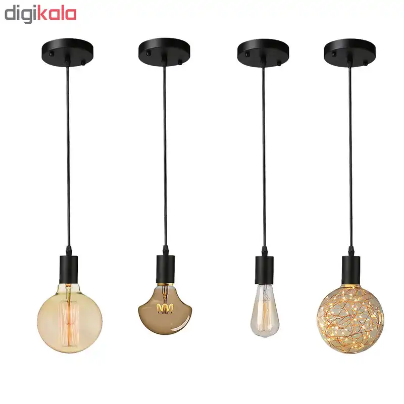 چراغ آویز لوستر ماد کد 4K مجموعه 4 عددی