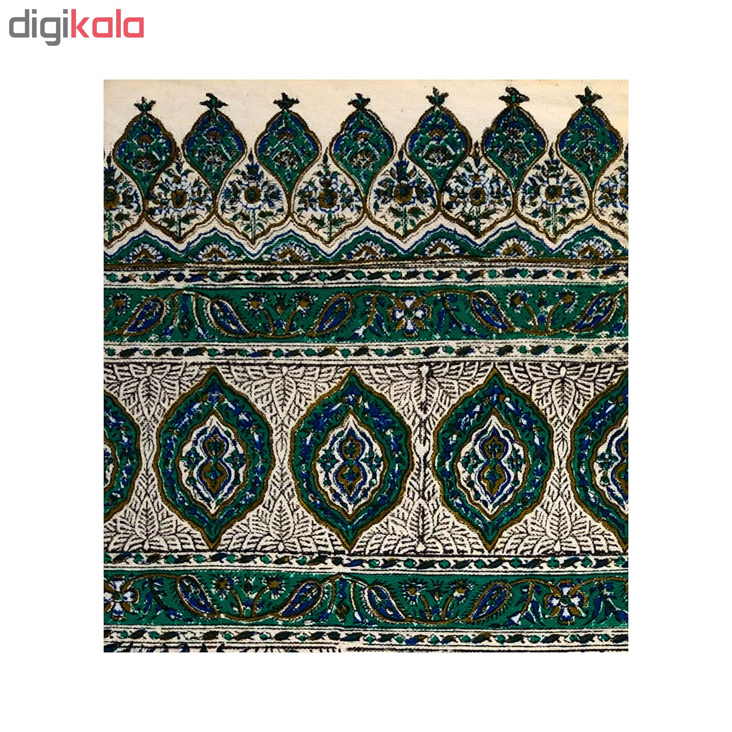 روتختی قلمکار عطریان طرح خشتی مدل G266