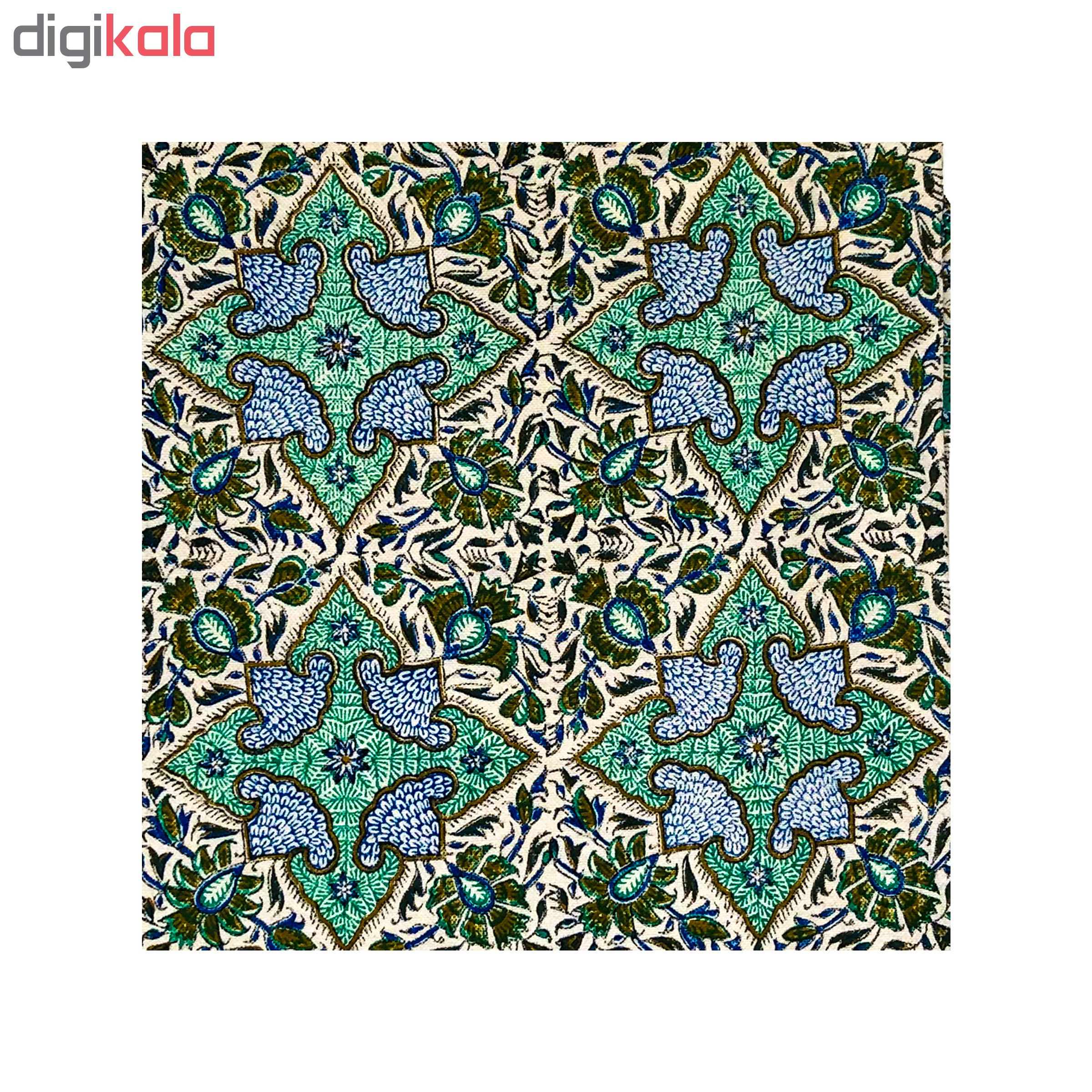 روتختی قلمکار عطریان طرح خشتی مدل G266